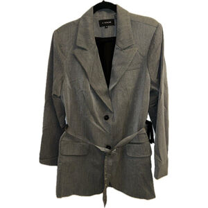 11 Honore' Blazer Size 16 Gray Heavyweight NWT Retail 295